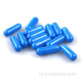 Maat 0 lichtblauwe capsules omhulsel